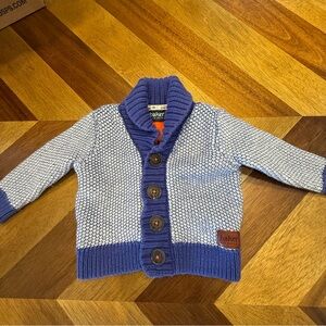 Baker by Ted Baker Blue and White Kids Sweater